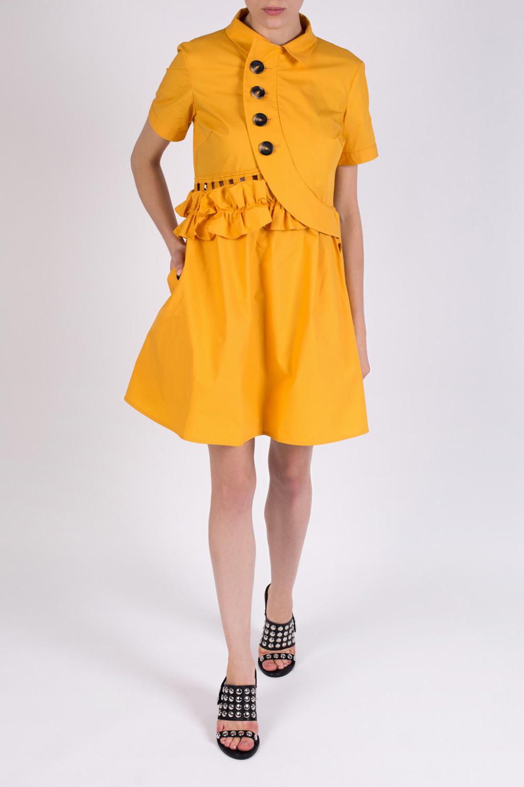 Self portrait hotsell mustard dress